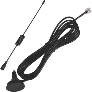 FM Stereo Antenna, Magnetic Base 75 Ohm FM Antenna Kit for Most Brands Stereo Receiver Indoor Table Top Radio Receiver Antenna