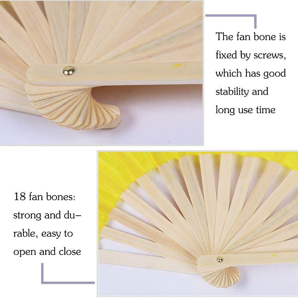 1.8m Artificial Silk Belly Dance Bamboo Fans Veils Women Real Silk Belly Dance Fan Veil National Dance Dancing Long Bamboo Fan - My Store
