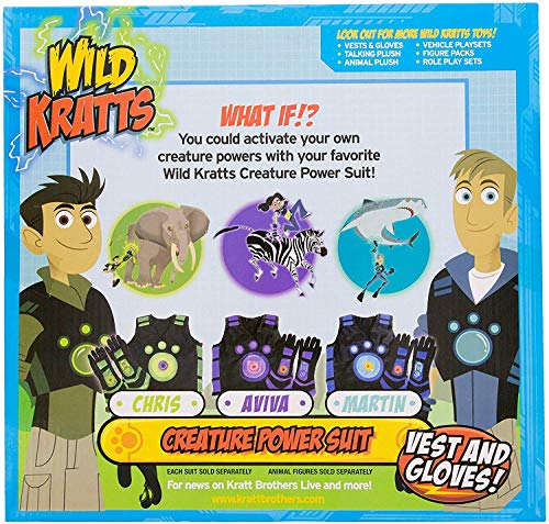 Buy now Wild Kratts Creature Power Suit Martin (Large 6-8X) Includes Vest, Gloves & 2 Power Discs for Halloween Costume, Pretend Play & Dress Up -Officially Licensed Toys for Children- Gift for Kids Boy Girl at indiglob india
