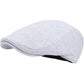 Men Cotton Newsboy Cap Soft Fit Cabbie Hat
