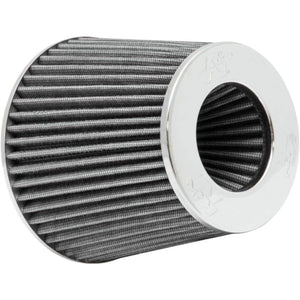 K&N High-Flow Original Lifetime Universal Clamp-On Air Filter: Performance, Premium, Washable: Flange Diameter: 4 In, Filter Height: 5.5 In, Flange Length: 1.125 In, Shape: Round Tapered, RG-1001WT