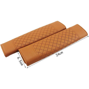 Encell PU Grid Seat Belt Pad Shoulder Strap