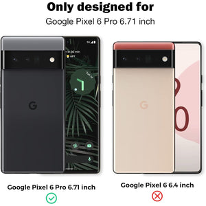 LK [2+2 Designed for Google Pixel 6 Pro Flexible TPU Film Screen Protector [Not Glass ]+ 2 Pack Tempered Glass Camera Lens Protector,Fingerprint Support, Anti Scratch, HD-Ultra thin, Bubble-Free