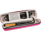 Faylapa Hard Carry Travel Case for Classic Hair Straightener Curling Irons Styler,Hair Straightener EVA Case for Vacation(Accessories Not Include,Pink)