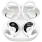 Buy now Ltinist Wireless Earbud, Bluetooth 5.3 Headphones Pure Bass Sound with Earhooks, 75H Battery Over Ear Headphones with Dual-LED Display, IP7 Waterproof Earphones Built-in Microphone for Running Sports S-Pearl White at indiglob india