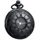 LYMFHCH Vintage Pocket Watch Roman Numerals Scale Quartz Pocket Watches with Chain Christmas Graduation Birthday Gifts Fathers Day