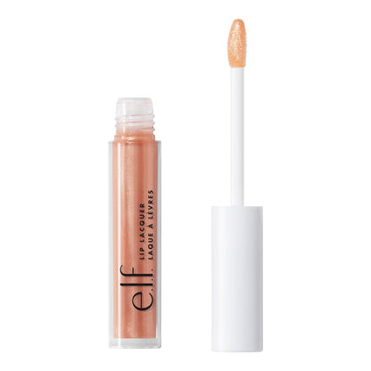e.l.f. Lip Lacquer, Moisturizing, Shiny, Non-Sticky, Long Lasting, Provides Maximum Color, Glides On, Bubbles, 0.08 Fl Oz