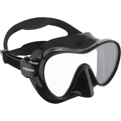 Cressi F1, Scuba Diving Snorkeling Frameless Mask - Perfect Seal Silicone Skirt - Designed in Italy by Cressi