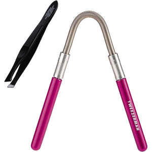 Tweezerman Smooth Finish Facial Hair Remover with Free Tweezerette, Pink