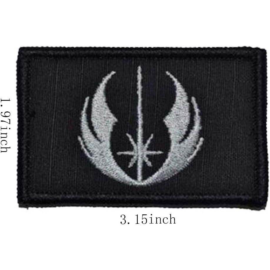 4 Pieces Embroidered Morale Hook and Loop Fastener Tactical Patches - My Store