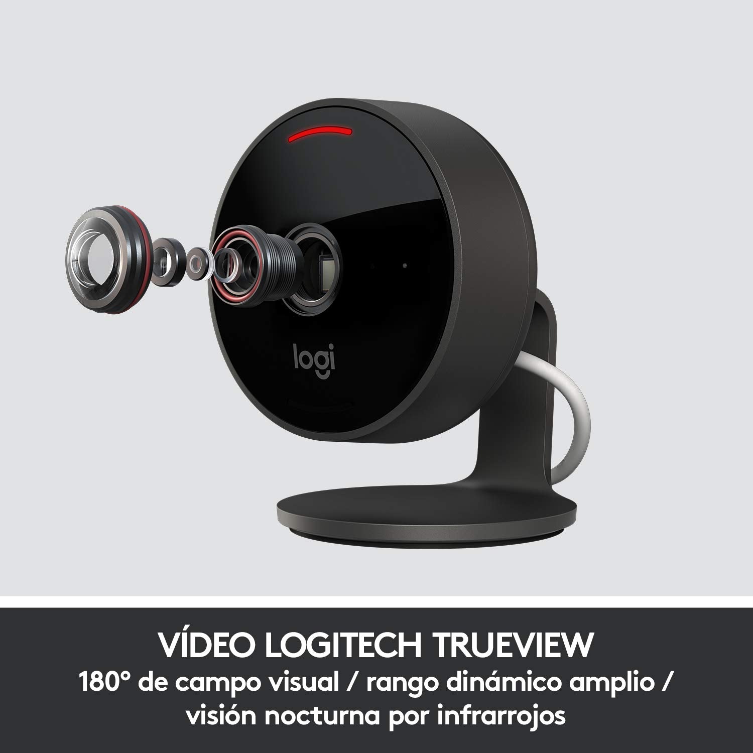 Buy now Logitech Circle View Weatherproof Wired Home Security Camera with Logitech TrueView Video, 180° Wide Angle, 1080p HD, Night Vision, 2-Way Audio, Tilt Encrypted, Apple HomeKit Secure Video (Renewed) at indiglob india