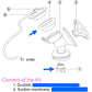Replacement Parts Compatible with Avent Comfort Pump, Valve, Diaphragm for Single and Double Electric Pumps; Made by Maymom
