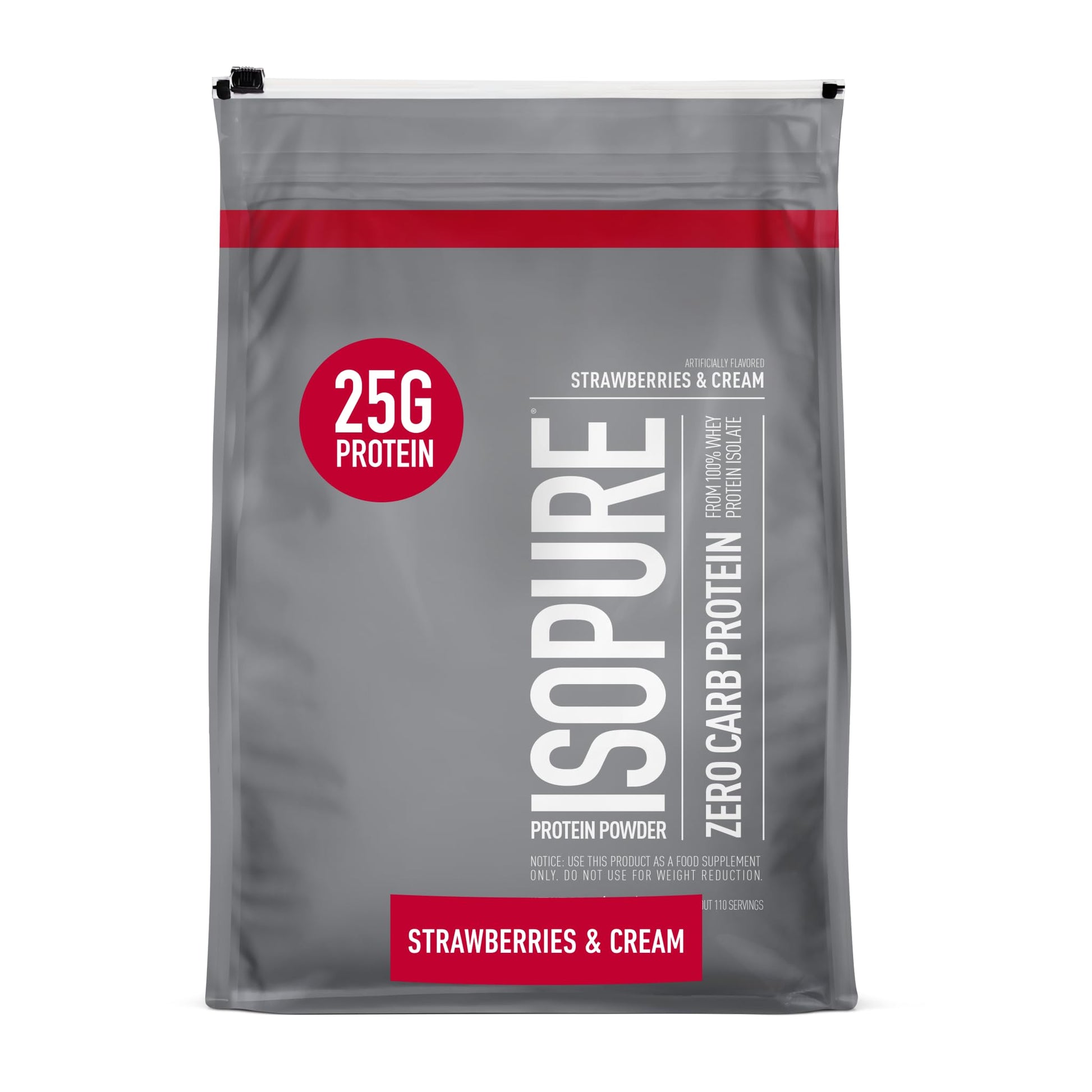 Buy now Isopure Zero Carb 100% Pure Whey Isolate Protein Powder, Lactose Free, Gluten Free, with Vitamins, Creamy Vanilla, 25g Protein Per Serving, 1 Lb, 15 Servings (Packaging May Vary) Strawberries & Cream 7.5 Pound (Pack of 1) at indiglob india