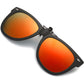Polarized Clip On Sunglasses Over Prescription Glasses Anti-Glare UV Protection Fishing Driving Sunglasses