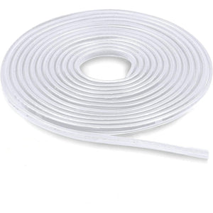 Firlar Car Door Edge Guards 16.4ft(5M) Rubber U Shape Edge Trim Seal Protector Car Protection Door Edge Fit for Universal Car (Transparent, 16.4ft(5M))