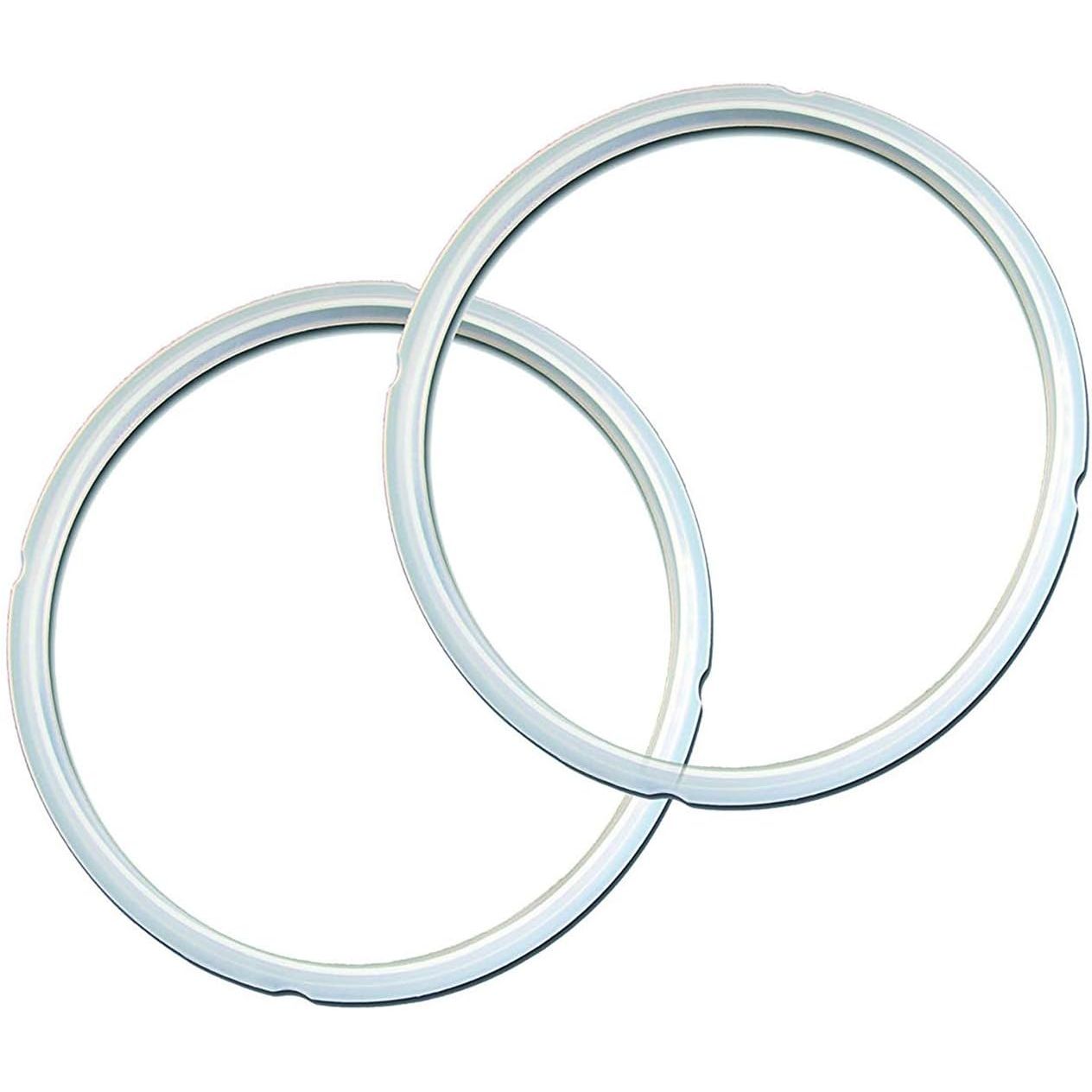 Instant Pot Sealing Ring Mini 3-Qt, Inner Pot Seal Ring, Electric Pressure Cooker Accessories, Non-Toxic, BPA-Free, Replacement Parts, Clear, 2 Count ( Pack of 1)