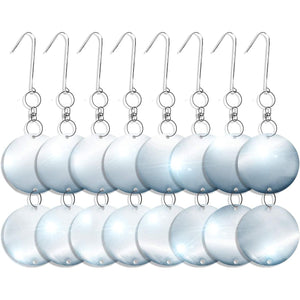 De-Bird Reflective Diverter Discs Bird Deterrents for Outside - 8-Pack, Silver Acrylic, Garden Style - Easy to Install with Swivel Action, Reflective Shine & Humane Bird Repellent Devices Outdoor