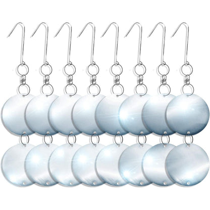 De-Bird Reflective Diverter Discs Bird Deterrents for Outside - 8-Pack, Silver Acrylic, Garden Style - Easy to Install with Swivel Action, Reflective Shine & Humane Bird Repellent Devices Outdoor