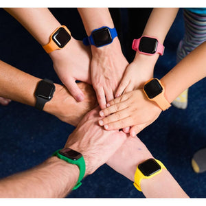 Vibrating Alarm Watch, Potty Training Watch Water Resistant Medical Reminder Wristband with Timer (Black)