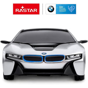 RASTAR BMW i8 RC Car BMW i8 1/24 Remote Control Car, BMW Toy Car - Silver