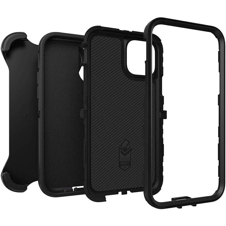 Buy now OtterBox iPhone 11 Pro Defender Series Case - Black, Rugged & Durable, with Port Protection, Includes Holster Clip Kickstand at indiglob india