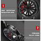 GORBEN Men's Creative 3D Car Wheel Rotating Wrist Watch