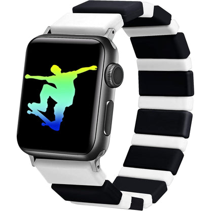 VIQIV Stretchy Watch Bands Compatible with Apple Watch Band 49mm 44mm 45mm 42mm 38mm 41mm 40mm for Women Men, Soft Silicone Sport Loop Elastic Straps Wristbands Replacement for iWatch Series Ultra SE 8 7 6 5 4 3 2 1