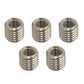 SecosAutoparts 5Pcs for M10x1.5 Male to M8x1.25 Female, Thread Adapters Sleeve Reducing Nut, Screw Sleeve Conversion Nut, M10 10mm Male to M8 8mm Female