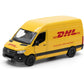 KiNSMART - Mercedes-Benz Sprinter UPS Edition Cargo Van, 1:48 O Scale Die Cast Metal Model Toy Van, Pull-Back Action