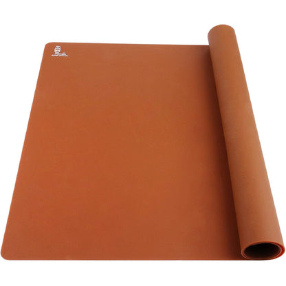 Thick Silicone Counter Mat Large 23.4"by15.6", Heat Resistant Mat for Kitchen Table/Countertop Protector/Non Stick Pastry Baking Placemats, Silicone Pad for Crafts Kids, Super Kitchen Clear