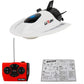 GoolRC Mini RC Submarine Boat, Remote Control Waterproof Diving Toy for Kids (White)