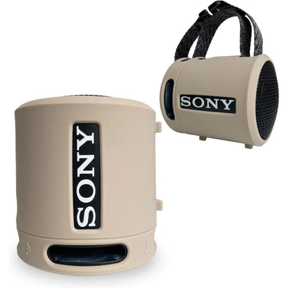 Silicone Cover Case for Sony SRS-XB13/XB100 Extra BASS Wireless Portable Compact Speaker, Protective Skin Sleeve Shell for Sony SRS-XB13 Speaker Accessories (Black)