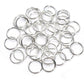 1 Box(1450PCS) Assorted Sizes Metal Closed Open Jump Rings Connecters for Necklace Bracelet DIY Jewelry Making Findings Kits(3mm 4mm 5mm 6mm 7mm 8mm 10mm)(Silver) - My Store