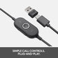 Buy now Logitech Zone 750 Wired On-Ear Headset with Advanced Noise-canceling Microphone, Simple USB-C and Included USB-A Adapter, Plug-and-Play Compatibility for All Devices at indiglob india