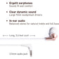 Panasonic ErgoFit Wired Earbuds, 3.5mm Jack In-Ear Headphones Wired with Dynamic Crystal-Clear Sound and Soft Ergonomic Custom-Fit Earpieces (S/M/L), for Phones and Laptops - RP-HJE120-N (Rose Gold)