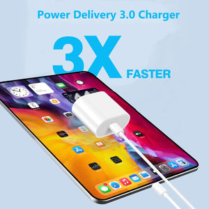 USB C Fast Charger for iPad 11th (A16)/10th Generation, iPad Pro 13/iPad Pro 12.9/11 inch, iPad Air 5th/4th/13/11 inch, iPad mini 7/6, Fast Wall Charger Block & 6.6FT USB C to USB C Charging Cable