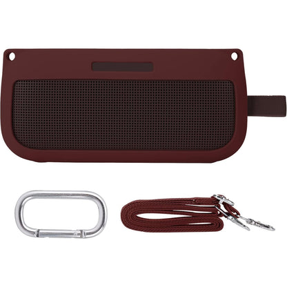 co2CREA Soft Silicone Case Replacement for Bose SoundLink Flex Bluetooth Portable Speaker (Silicone Case, White Smoke Case)