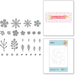 Buy now Spellbinders Etched Dies - Mini Blooms and Sprigs at indiglob india