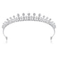 Lovelyshop Ribbon Shape Crystal Princess Bridal Alloy Tiara for Younger Woman in party wedding Quinceanera