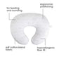 Boppy Bare Naked Original Nursing Pillow, Pillow Only, Cover Sold Separately, Ergonomic Nursing Essentials for Breastfeeding and Bottle Feeding, with Firm Fiber Fill