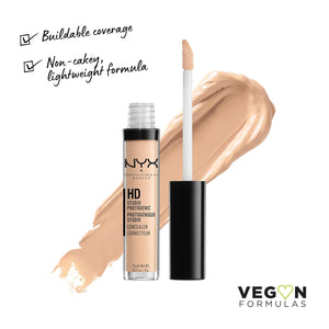 NYX PROFESSIONAL MAKEUP HD Studio Photogenic Concealer Wand, Medium Coverage - Light