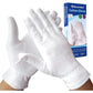 Cotton Gloves - for Beauty, Dry Hands, Eczema, Dermatitis and Psoriasis (Large, 3 Pairs)