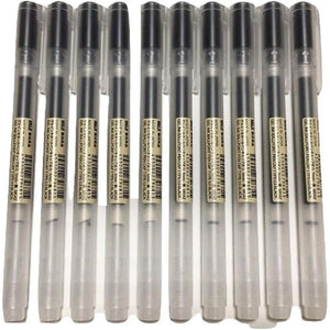 MUJI Gel Ink Ball Point Pen 0.5mm Black color 10pcs
