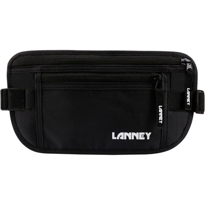 Travel Money Belt Hidden Waist Stash Wallet RFID Blocking Anti-Theft Passport Holder for Men Women, Cream