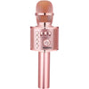 BONAOK Wireless Bluetooth Karaoke Microphone,3-in-1 Portable Handheld Karaoke Mic Speaker Machine Home Party Birthday for All Smartphones PC(Q37 Rose Gold) - Champagne
