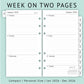 newestor 2026 Weekly & Monthly Planner Refill, 3-3/4" x 6-3/4", Jan 2026 - Dec 2026, Personal/Compact/Size 3