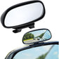 LivTee Blind Spot Mirror, Rectangular Shaped HD Glass Frameless Convex Rear View Mirror with wide angle Adjustable Stick for Cars SUV and Trucks, Pack of 2