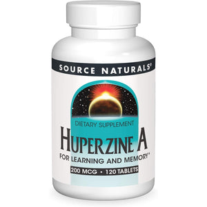 Source Naturals Huperzine A, for Learning & Memory* 200 mcg - 120 Tablets
