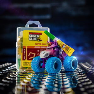 Super Glue Gel, 2 Gram Tubes, 12-Pack, Clear, Instant Bonding, Fast Dry, Cyanoacrylate Adhesive, Precision Tip for Wood, Metal, Plastic, Crafts, Ceramic, and Toy Repairs