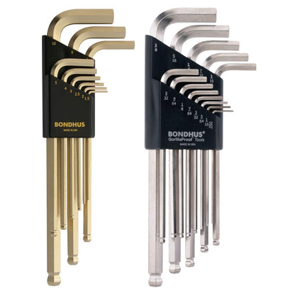 Buy now Bondhus 20399 Ball End L-Wrench DoublePK w/BriteGuard & GoldGuard Finish at indiglob india